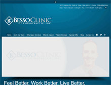 Tablet Screenshot of bessoclinic.com